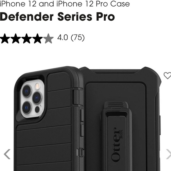 Brand new w/out box, Otterbox Defender Pro Series IPhone 12 case - Picture 1 of 6